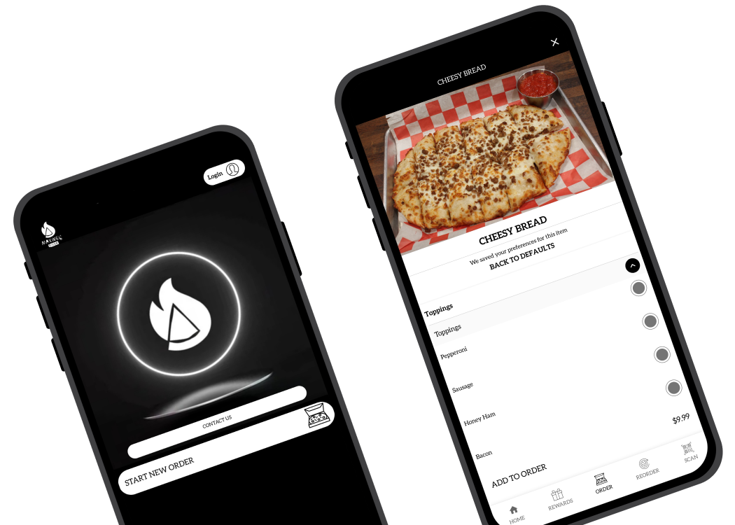 Maxwell's Pizza Mobile App